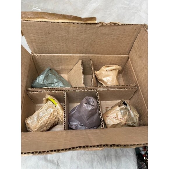 Bo Borgstrom Åseda Ebeling Reuss Blown Glass Mushroom-4.5 in Cobalt-Sweden-NOS - Picture 7 of 8